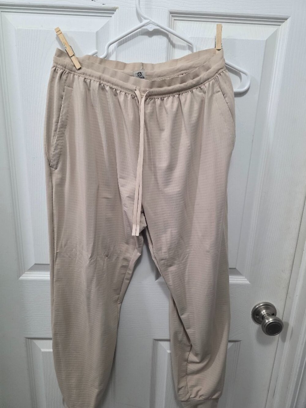 Tan joggers